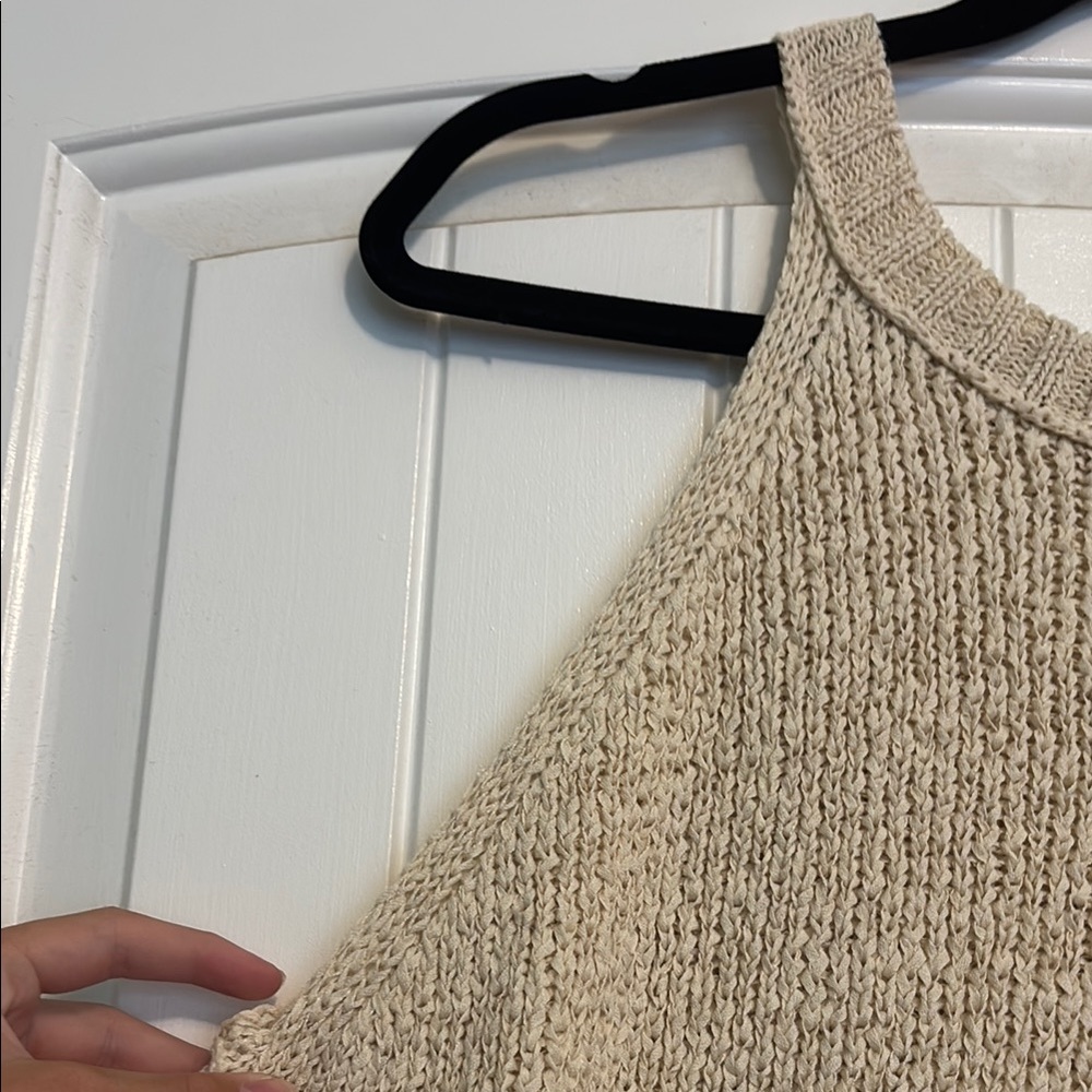 J. Crew Cream Knit Tank Top - Picture 2 of 15
